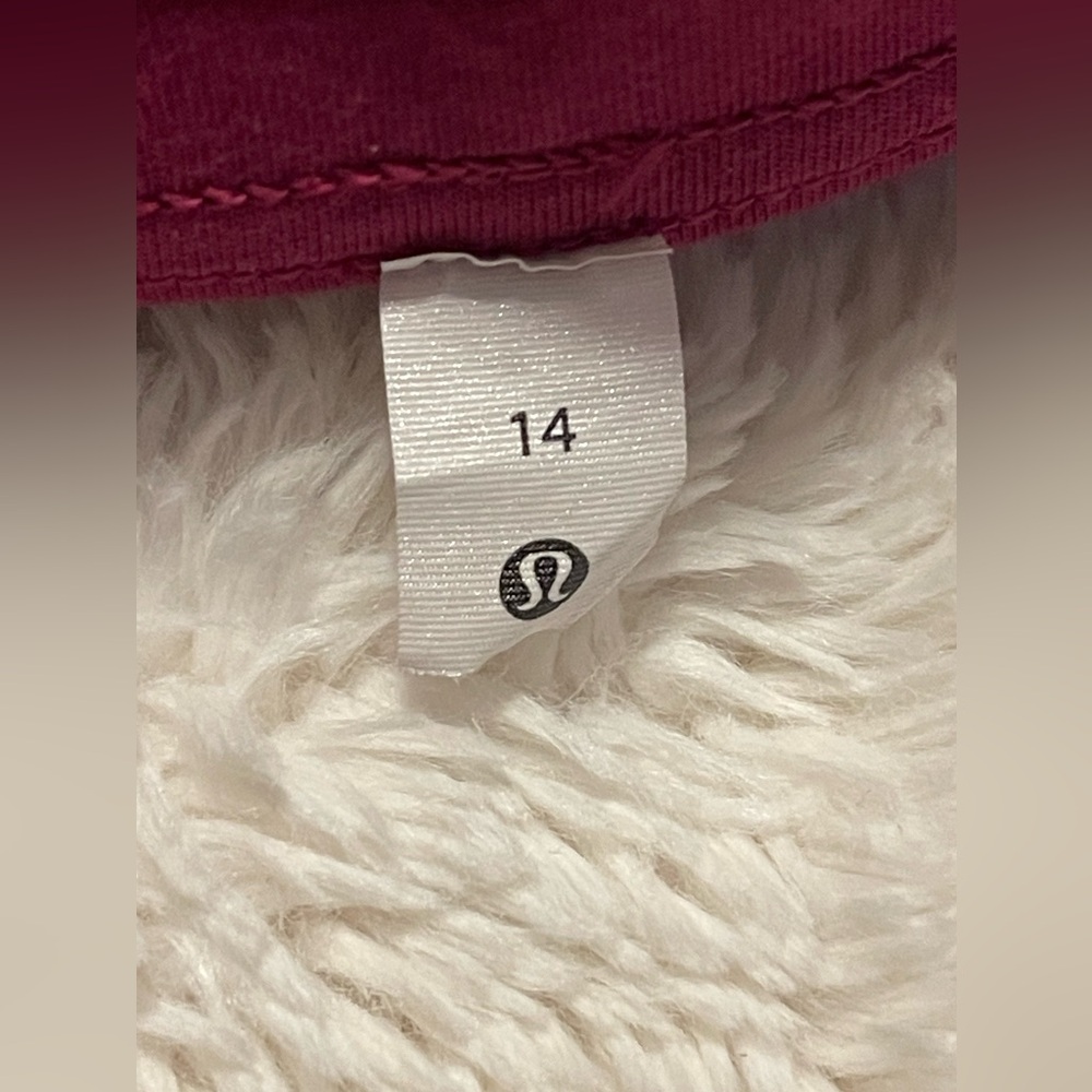 Lululemon Loungeful Straight Leg Pant  Magenta Purple Size :14 - Picture 9 of 11